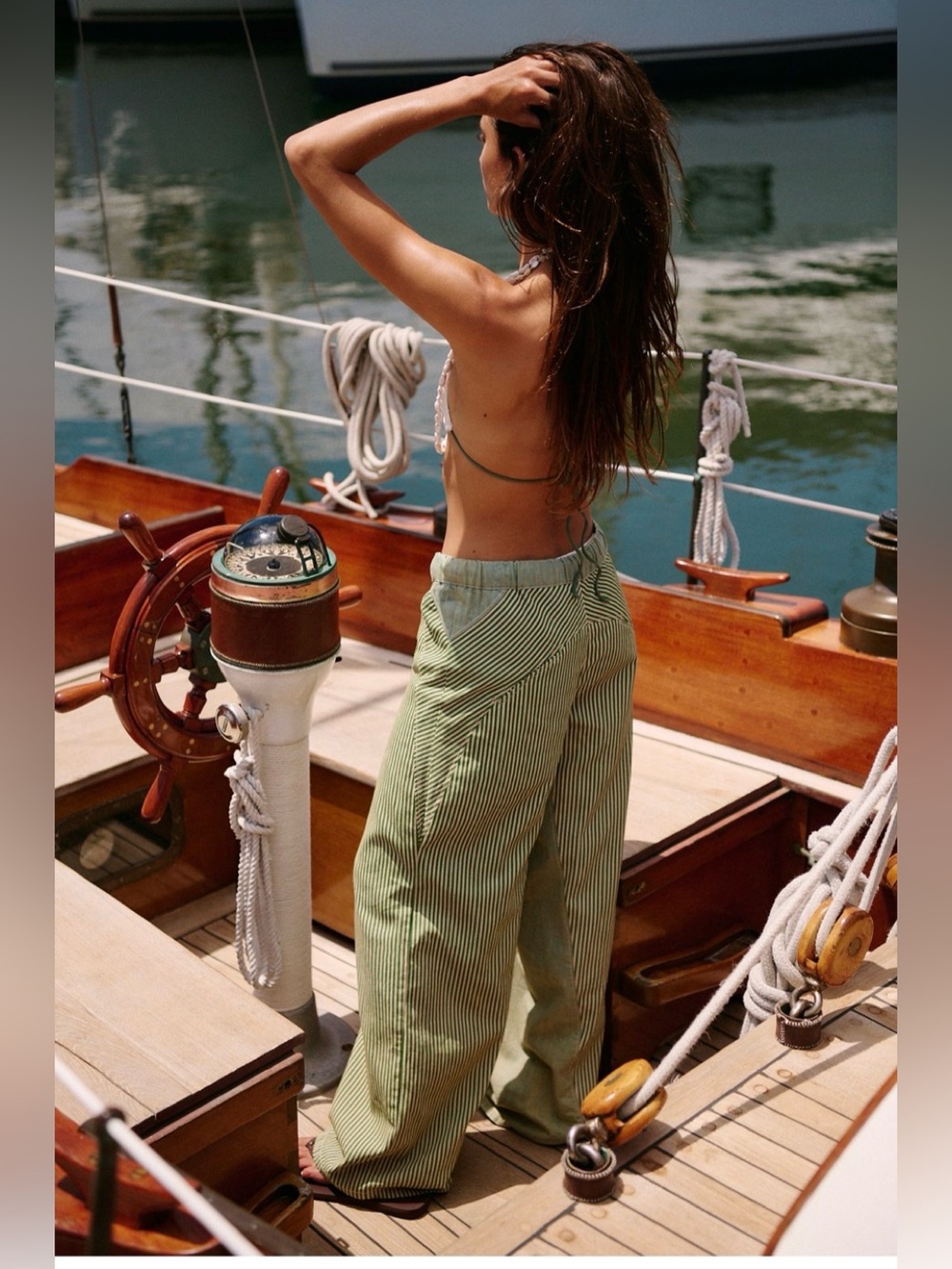 We The Free Milo Striped Pull On Jeans - Picture 7 of 10